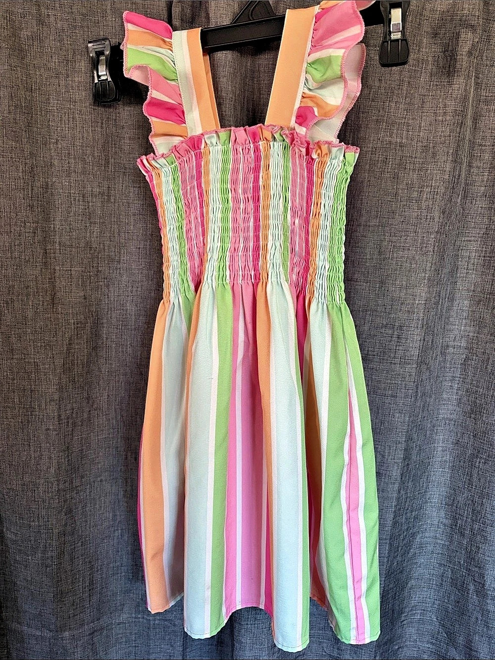Girls Size 6Y Striped Dress